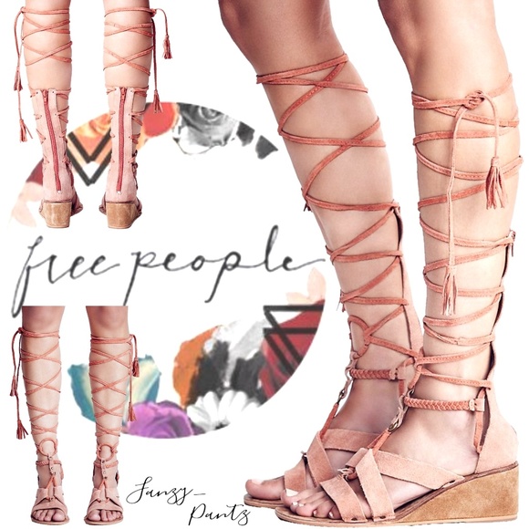 mini wedge braided gladiator sandals